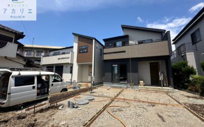 ６／９写真更新！【ご成約の方に商品券やオプション特典あり♪】■ＬＤＫ１７帖以上■食洗機付き対面キッチン■ウォークインクローゼットなど豊富な収納■駐車スペース２台可《沼津市大岡　新築分譲住宅全４棟販売》