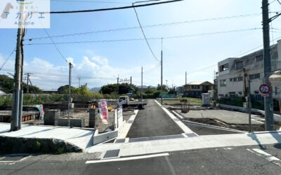 １１/２８更新！建物完成！【ご成約の方に商品券やオプション特典あり♪】◆小学校・スーパーが徒歩１０分以内■ＬＤＫ２０帖以上■全居室収納あり■駐車スペース２台可能《沼津市大岡Ⅴ　新築分譲住宅全５棟販売》